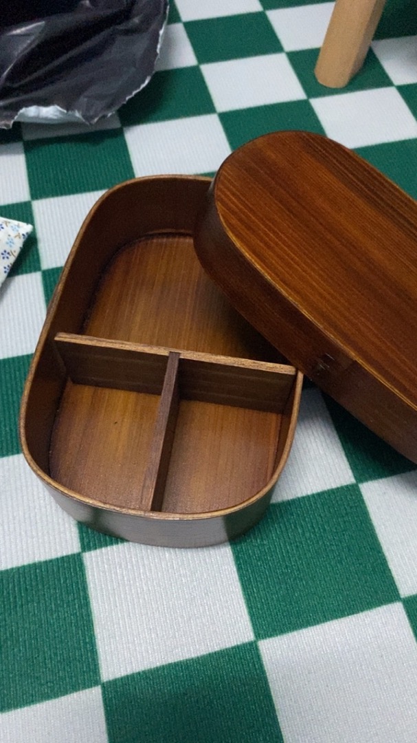 Wooden Lunch Box Japanese Bento Lunchbox photo review
