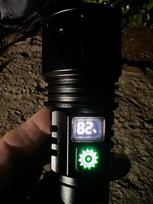 100000LM Super Bright Rechargeable Tactical LED Flashlight, World's Brightest Flashlight with 5 Modes and Waterproof Design photo review