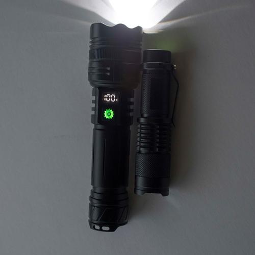 100000LM Super Bright Rechargeable Tactical LED Flashlight, World's Brightest Flashlight with 5 Modes and Waterproof Design photo review