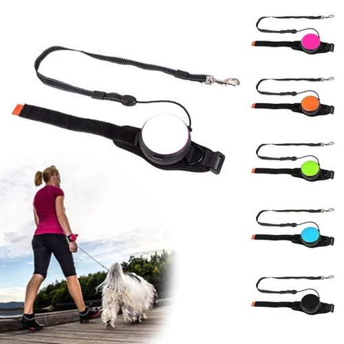 Wrist Strap Retractable Dog Leash, Automatic Shrinkage Nylon Traction Rope