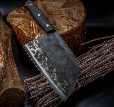 Handmade Chopping Meat Cleaver / Butcher Knife made from High Carbon C –  Zeekka