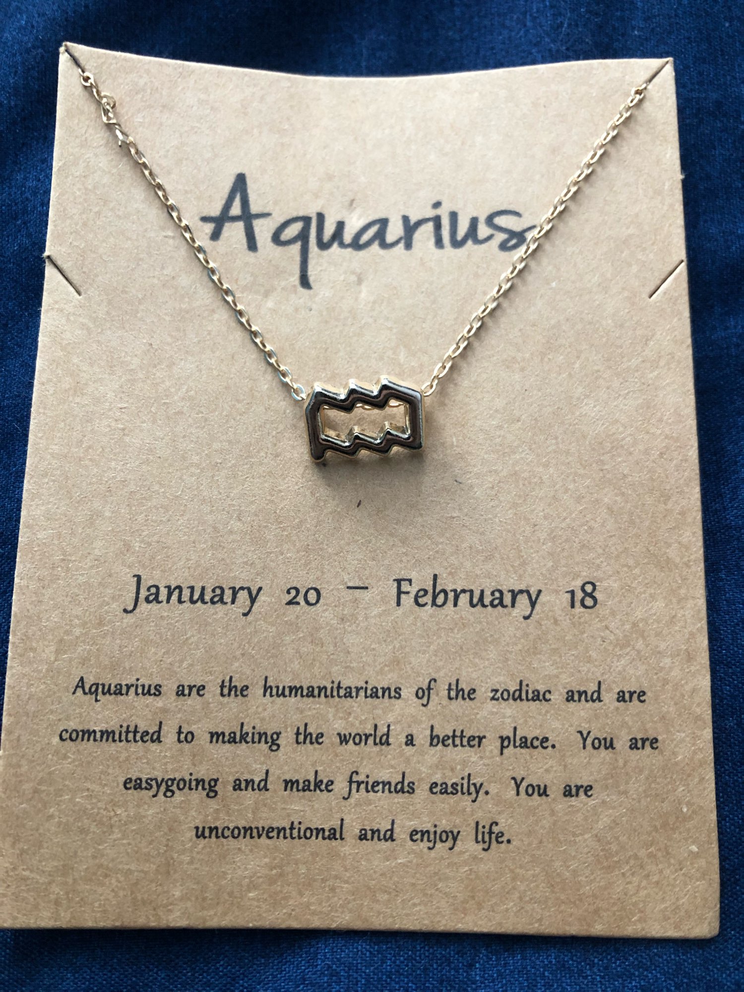 Zodiac Sign Necklace photo review